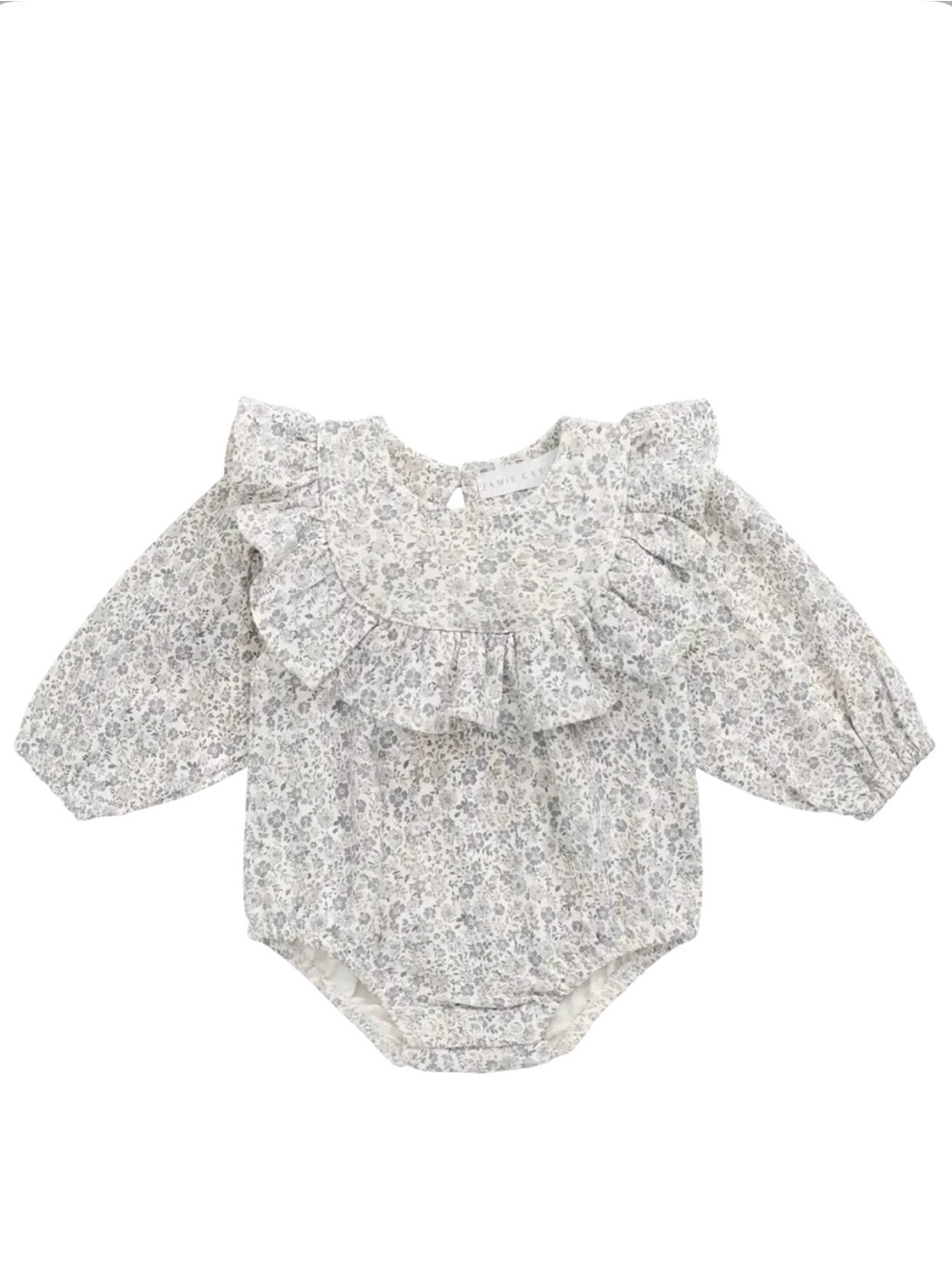 Jamie Kay Organic Cotton Aurora Playsuit - Tully Grey